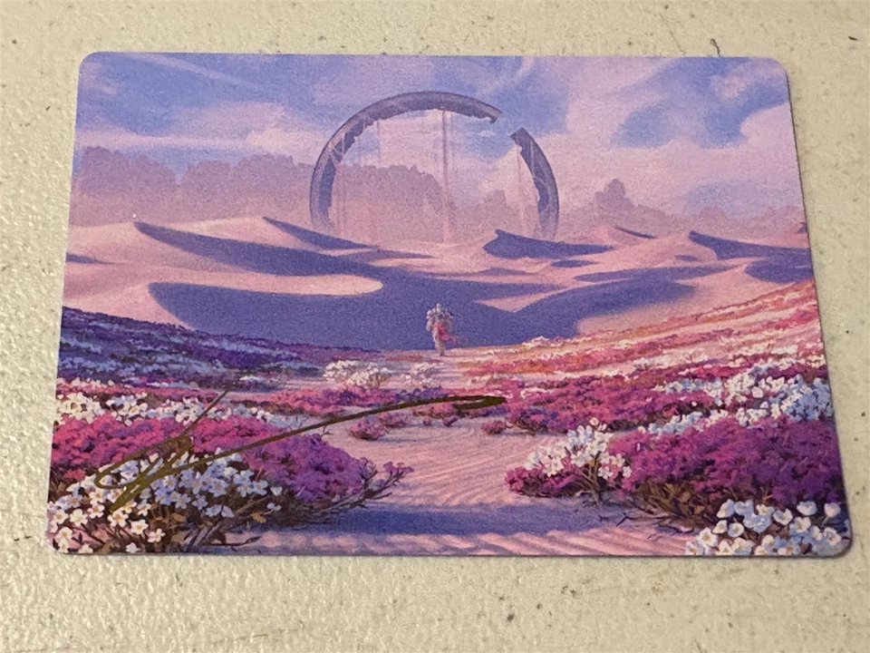 mtg gold signature Plains, Dominaria United Art Series card 63/81 - Image 1 of 1