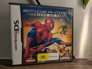 Spider-Man Friend or Foe Nintendo DS Marvel Super Hero CIB Excellent Condition - Picture 1 of 8