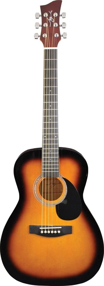 Jay Turser Jay Jr 3/4 Size Dreadnought Acoustic Guitar Pack - Tobacco Sunburst - Image 1 of 1