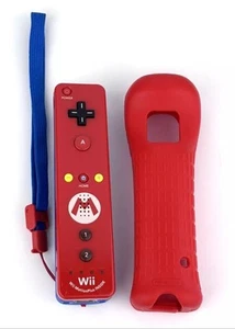 Nintendo Red Wii Mario Motion Plus Remote Controller (RVL-036) - Tested Great - Picture 1 of 1