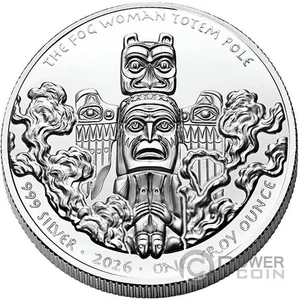 LEGEND OF FOG WOMAN Silver Dollars 1 Oz Monnaie Argent 1$ Sioux Nation 2026 - Imagen 1 de 2
