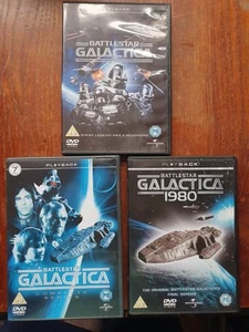 Battlestar Galactica Complete Series/The movie/1980 Dvd DISCS LOVELY R2UK - Picture 1 of 2