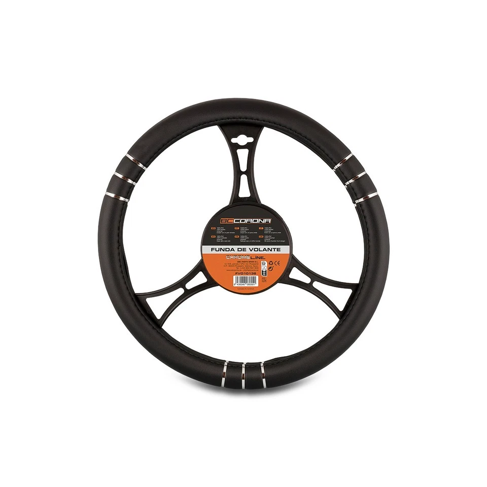 BC CORONA FVO10136 Lenkradbezug chrom/Schwarz Lenkradhülle - Bild 1 von 4