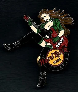 Sexy chica mecedora HARD ROCK CAFÉ ATLANTA. Pin grande (2" x 2,5"). RARO (P.A*****) - Imagen 1 de 1