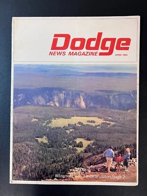 Dodge News Magazine - April 1965 Issue Wilderness w/ 2 Million Visitors Cover - Image 1 of 3