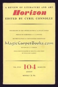 1948 Cyril Connolly HORIZON Literature Mag CHRISTOPHER ISHERWOOD Alistair Cooke - Foto 1 di 1
