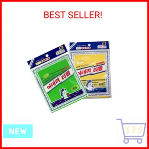 8 Stück Asiatischer Peeling Bad Waschlappen - Gelb - Grün FOUBA - Bild 1 von 2