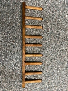 Vintage Wooden Peg Rack - Picture 1 of 6
