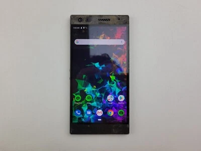 Razer Phone 2 (RZ35-0259) 64GB - Preto acetinado (desbloqueado) - RUIM ESTADO - J6924 - Imagem 1 de 4