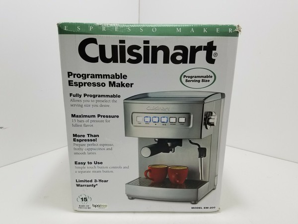 Cuisinart EM-200 Espresso Maker Water Tank Reservoir with Lid Photo Related