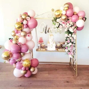Globo de confeti oro rosa guirnalda aloha arco flamenco cumpleaños baby shower - Imagen 1 de 2