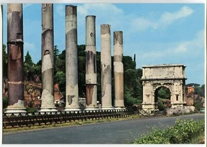 Postal Plurigrama Terni Roma - Roma, Italia - Arco de Tito - Imagen 1 de 2