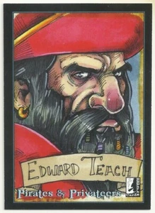 2025 RRPARKSCARDS -  PIRARES & PRIVATEERS SERIES THREE - PROMO #1   EDWARD TEACH - Picture 1 of 1