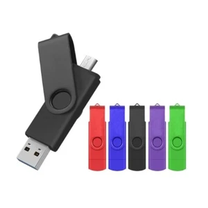 OTG USB 2.0 Flash Drive Type A-C Dual Pendive Stick 64GB 32GB 16GB 8GB 1GB 128MB - Afbeelding 1 van 18