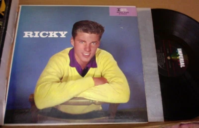 RARE MINT- Orig 1958 Lp album Ricky Nelson RICKY Imperial LP 9048 Carl Perkins - Image 1 of 4