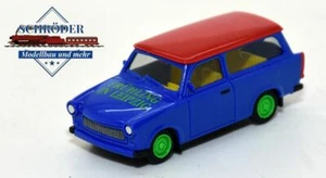 HERPA 232913 Trabant "Frühling Leipzig", rot-blau 1:87 - neu & ovp in BOX, TOP - Bild 1 von 5