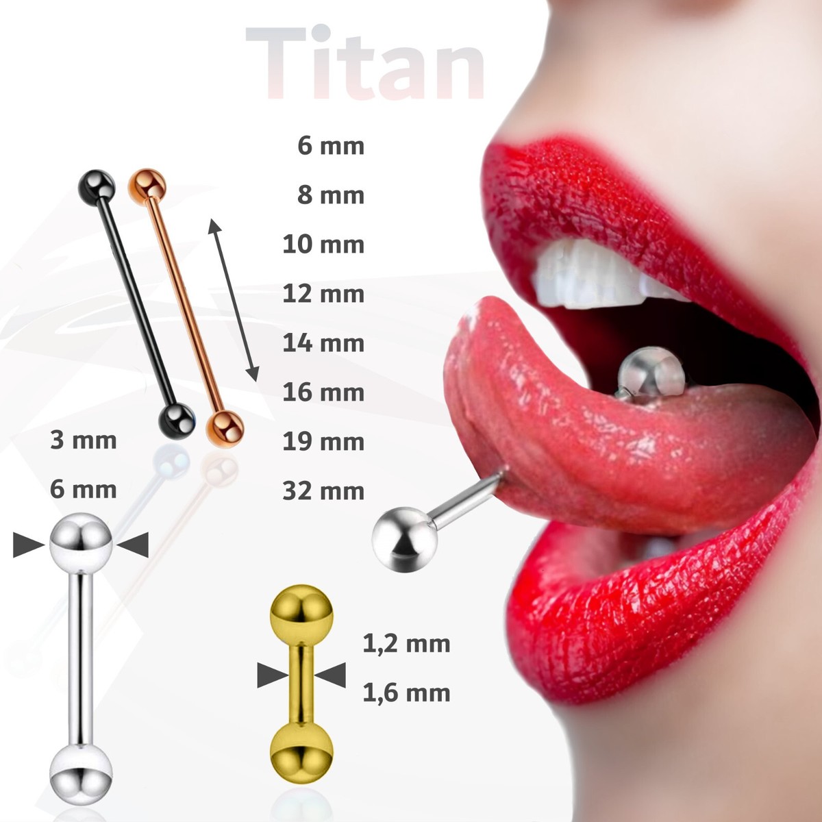 Titan Piercing Aufsatz 0,9mm - Kristall & Kugeldreieck Schraubaufsatz In Silber