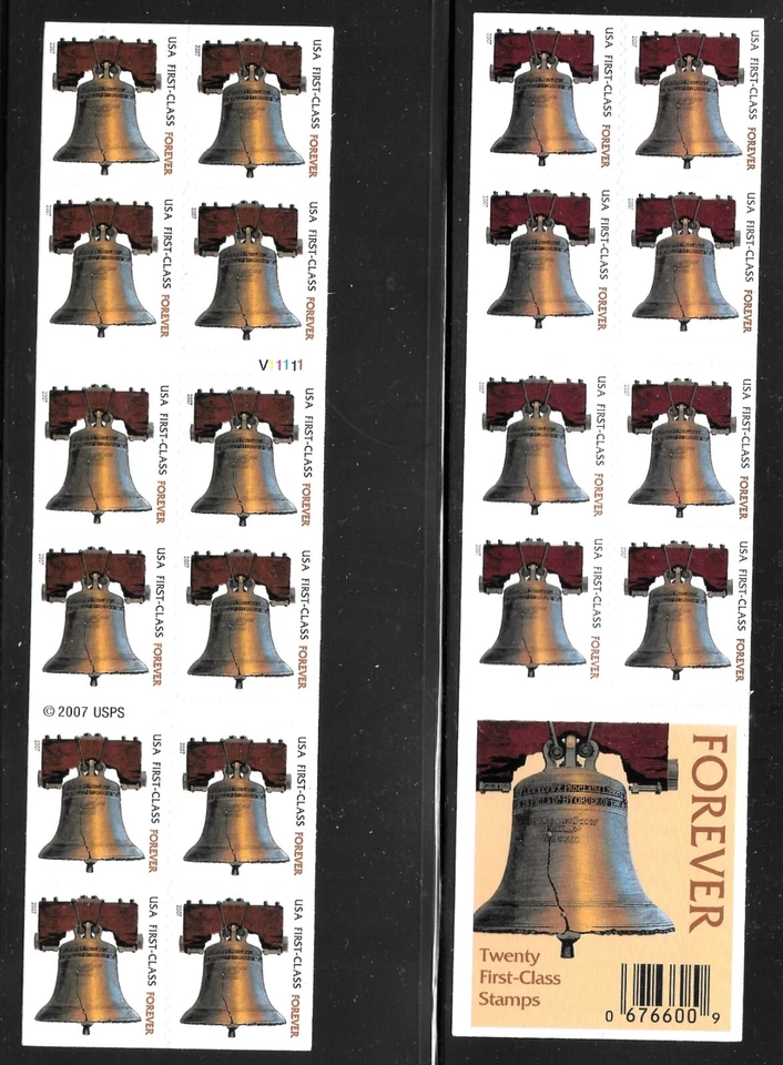 Sc# 4125a GENUINE Convertible Booklet 2007 Liberty Bell Forever--Flawless! MNH - Image 1 of 1