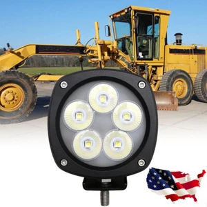 LED 50W Square Work Light Flood Beam For Caterpillar 14H,304E CR,305E2 CR,416D - Picture 1 of 9