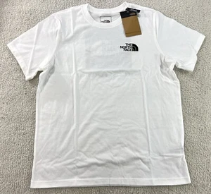 THE NORTH FACE Short-Sleeve Box Nse Never Stop Exploring Tee Womens Large White - Picture 1 of 9