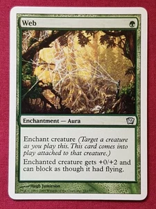 Magic The Gathering 9TH EDITION WEB green card MTG - Picture 1 of 2