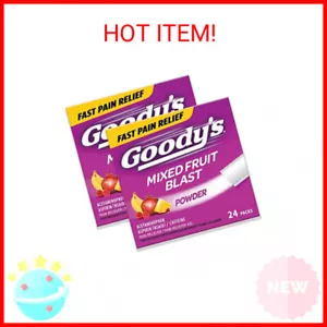 Goody's Extra Strength Headache Powder, Mixed Fruit Blast Flavor Dissolve Packs, - Picture 1 of 2