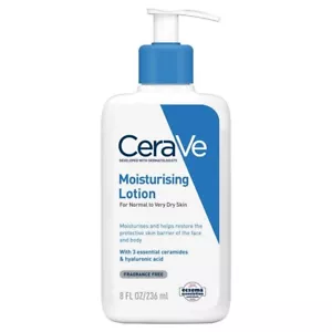 CeraVe Moisturising Lotion For Normal to Dry Skin Dermatologist 236ml - Picture 1 of 2