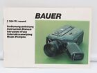 Bauer S 204 Xl Son Caméra Mode D 'Em Ploi Instruction Manuelle