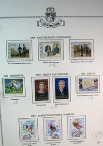 Liechtenstein Briefmarke Scott# 964-966,967-968,969,973-975 postfrisch in Mount 1991 L644 - Bild 1 von 1