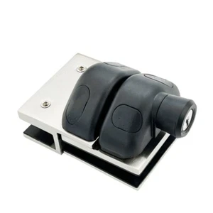 Swimming Pool 180 Degree Glass-to-Glass Gate Latch, for 3/8 - 5/8" Glass Thick - Picture 1 of 17