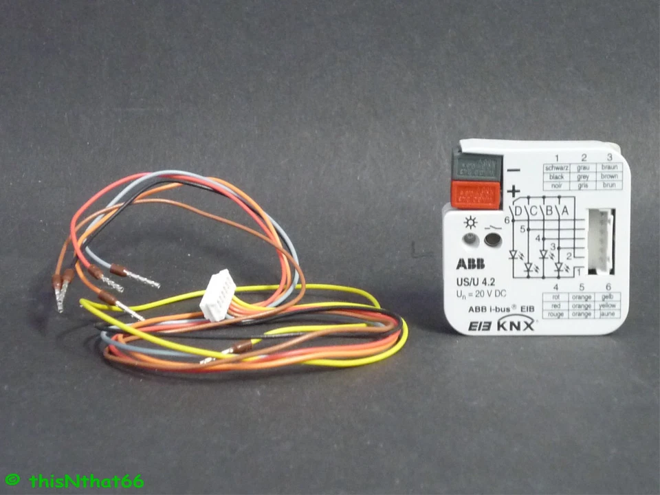 ABB US/U 4.2 EIB KNX Interfaz Universal 4 Vías US/U4.2 Nuevo EMBALAJE ORIGINAL Precintado