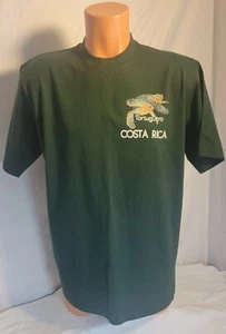 Vintage 1995 Costa Rica Tortuguero T-shirt NWT has postcard attached Size M - Picture 1 of 10