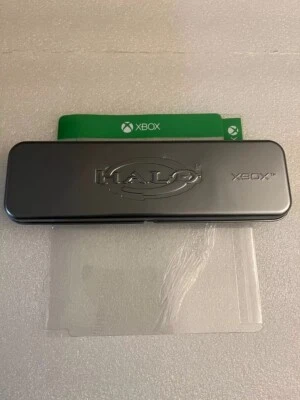 Official 2002 Microsoft XBOX Halo Game Dog Tag With Case - Image 1 of 4