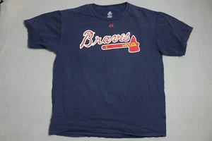 Atlanta Braves Jason Heyward Shirt Mens Large Blue MLB Baseball - Picture 1 of 8
