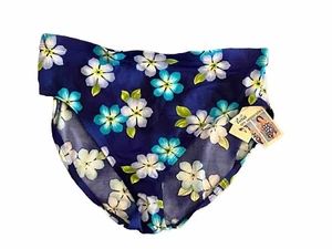 NWT Catalina Full Coverage High Waisted Swim Bottom Blue Floral Plus Size 2X - Picture 1 of 8
