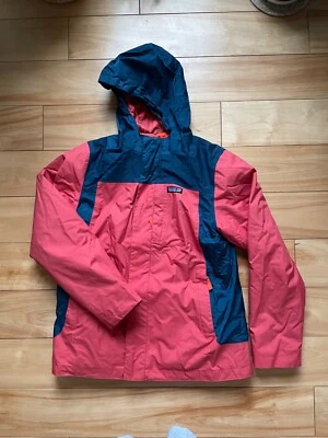 Patagonia Kids 3 in 1 ski jacket, red/blue, size XL 14 - Image 1 of 3