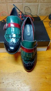 Geox Respira Patent Leather Italian Womens Show Size 38 UK Size 5 New - Imagen 1 de 6