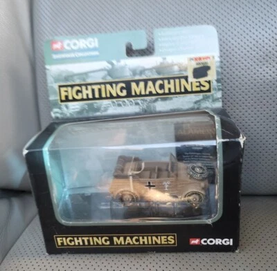 CORGI: GERMAN KUBELWAGEN (WWII) AFRIKA KORPS (Die Cast Metal Toy) Vintage 2002 - Image 1 of 4