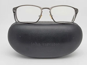 John Varvatos V146 Gunmetal Titanium Eyeglasses Frame w/ Case Japan 53-19-145 - Picture 1 of 17