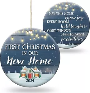 First Christmas in Our New Home Ornament 2024 New Home Ornament 2024 - Picture 1 of 2