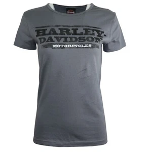 Damen Harley Davidson Neu Harley Grafik Baumwolle Slim Fit Tops T-Shirts 159 - Bild 1 von 3