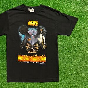Star Wars Disney World 2005 Vintage T Shirt Y2K Darth Vader Mickey Mouse Funny