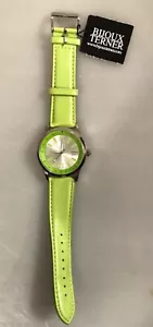 Womens Ladies Women’s Green Watch Bijoux Terner NEW w/Tag. Japan mov - Picture 1 of 7