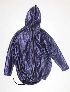 Brave Soul Womens Blue Jacket Size M Zip - Picture 1 of 12