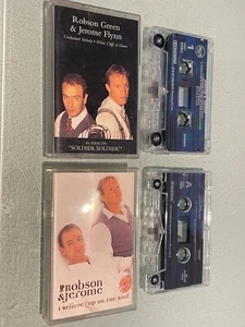 Robson & Jerome - 2 Cassette Tape Singles - Unchained Melody & Up On The Roof - Picture 1 of 5