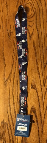 2018 MLB Baseball World Series Lanyard Los Angeles Dodgers NEW W/ TAGS Cover
