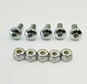 Chrome Front Brake Disc Bolt Set for Harley 1984 & Up - Picture 1 of 1