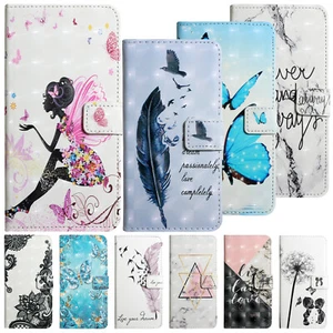Funda tipo billetera de cuero abatible para teléfono para Samsung Galaxy S23 FE S22 S21 Note 20 - Imagen 1 de 67