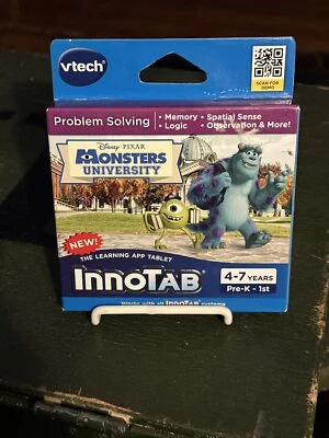 Vtech InnoTab - Disney Monsters University  - 4 to 7 Years NEW  - Image 1 of 2
