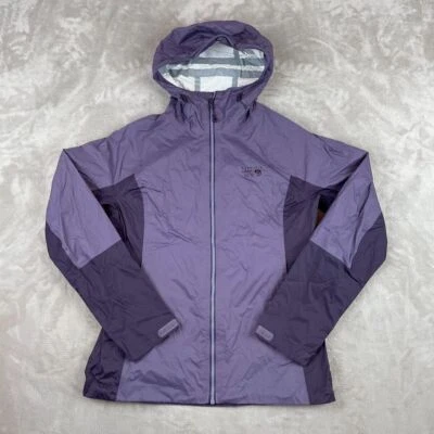 Chaqueta Mountain Hardwear Mujer Mediana Púrpura Exponente Impermeable Con Capucha Nueva Sin Etiquetas Foto 1 de 4